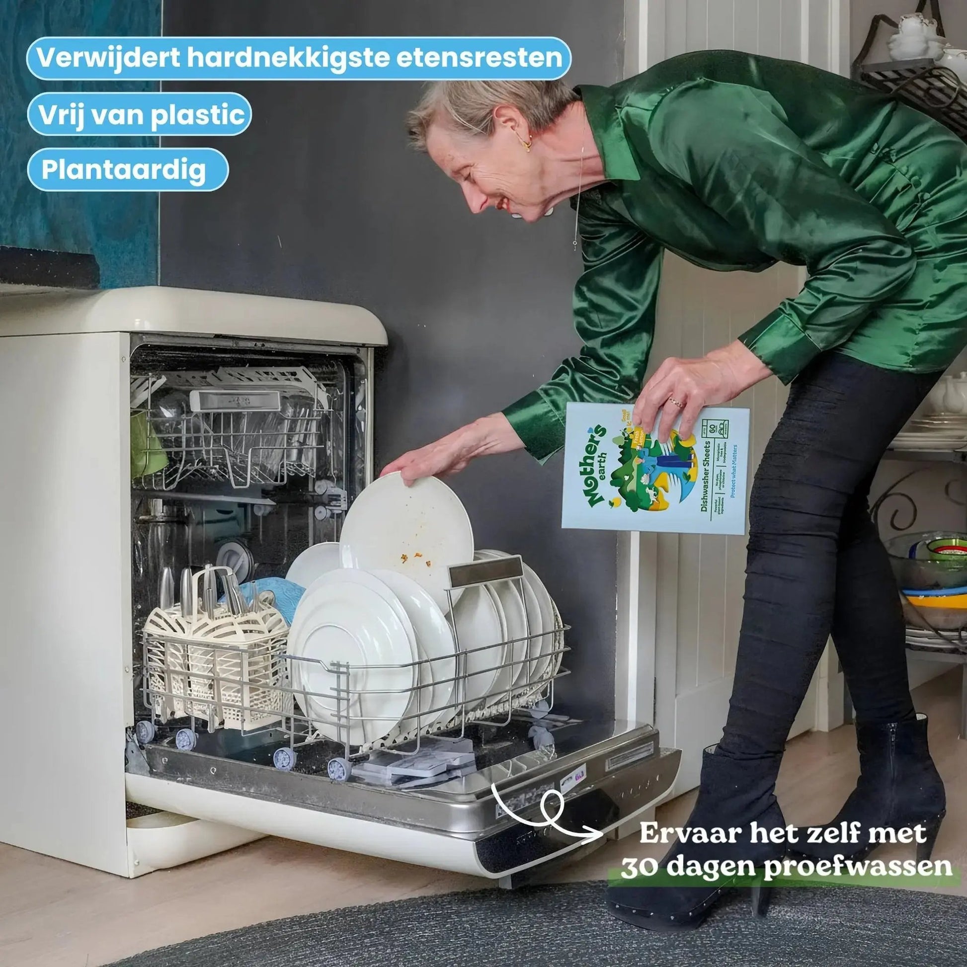 Milieuvriendelijke Vaatwasstrips Mother's Earth