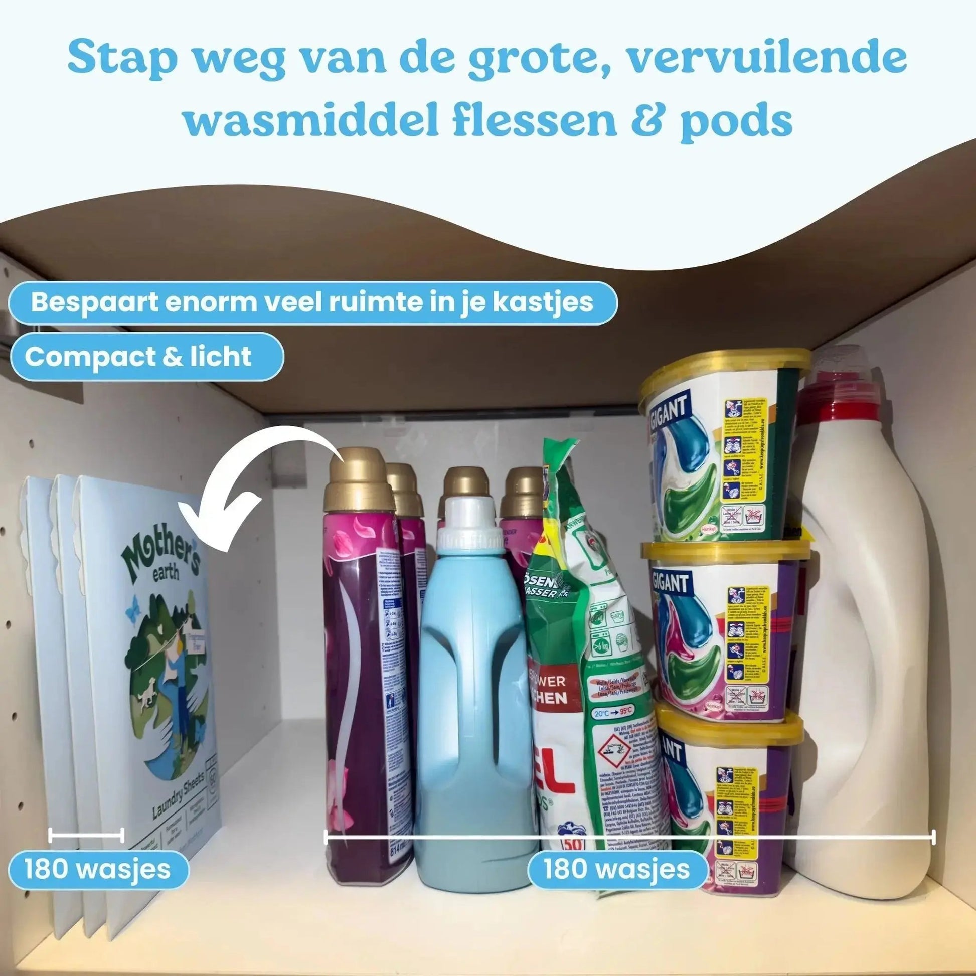 Milieuvriendelijke Wasstrips Mother's Earth