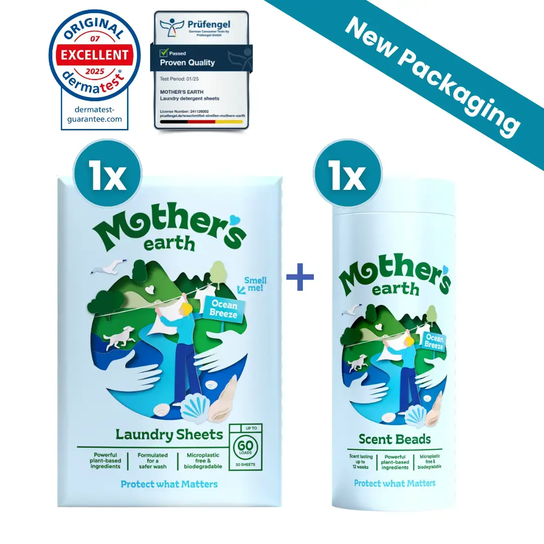 Milieuvriendelijke Wasstrips + Geurparels Voordeelbundel Mother's Earth