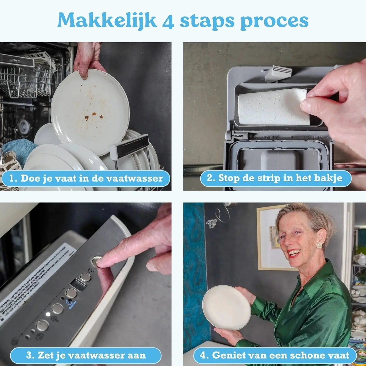 Milieuvriendelijke Vaatwasstrips Mother's Earth