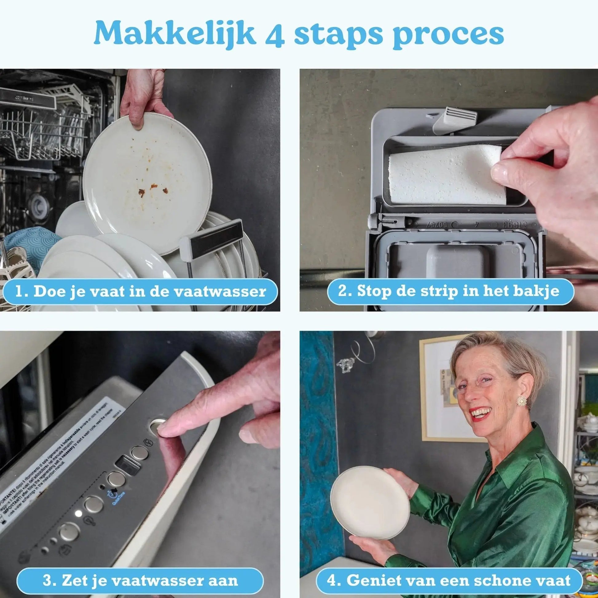 Milieuvriendelijke Vaatwasstrips Mother's Earth