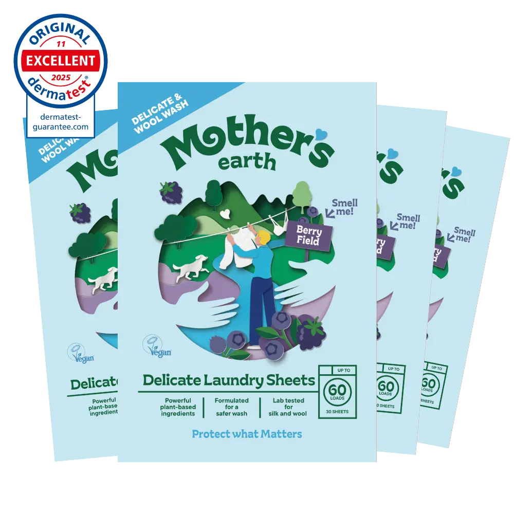 Laundry Detergent Sheet - Silk & Wool Mother's Earth NL