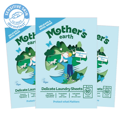Laundry Detergent Sheet - Silk & Wool Mother's Earth NL