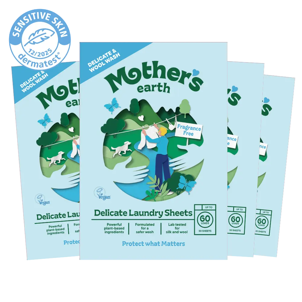 Laundry Detergent Sheet - Silk & Wool Mother's Earth NL