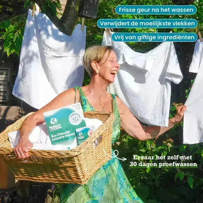Milieuvriendelijke Wasstrips | 60 Wasjes Mother's Earth