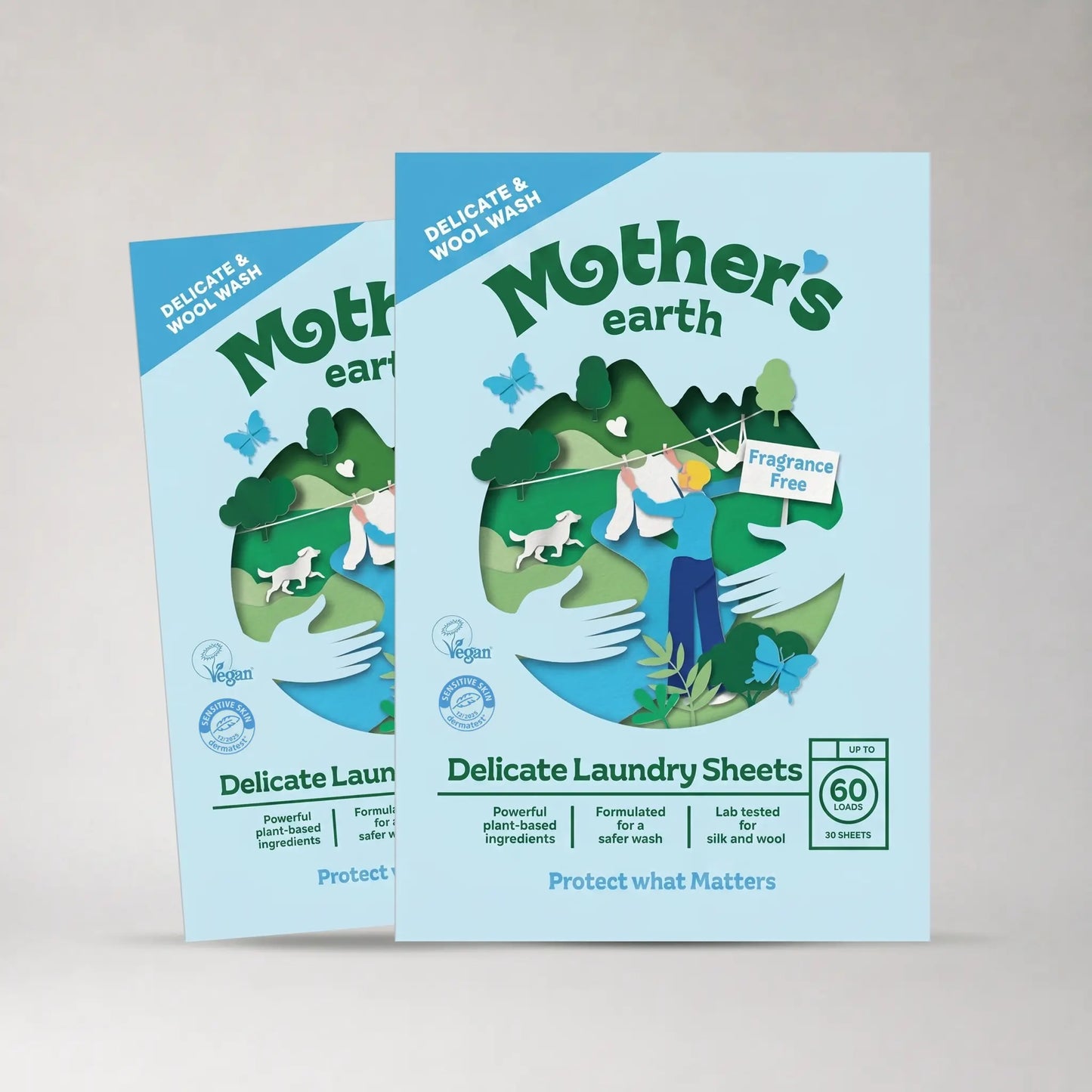 Milieuvriendelijke Wasstrips - Voor Delicate & Wol Mother's Earth NL