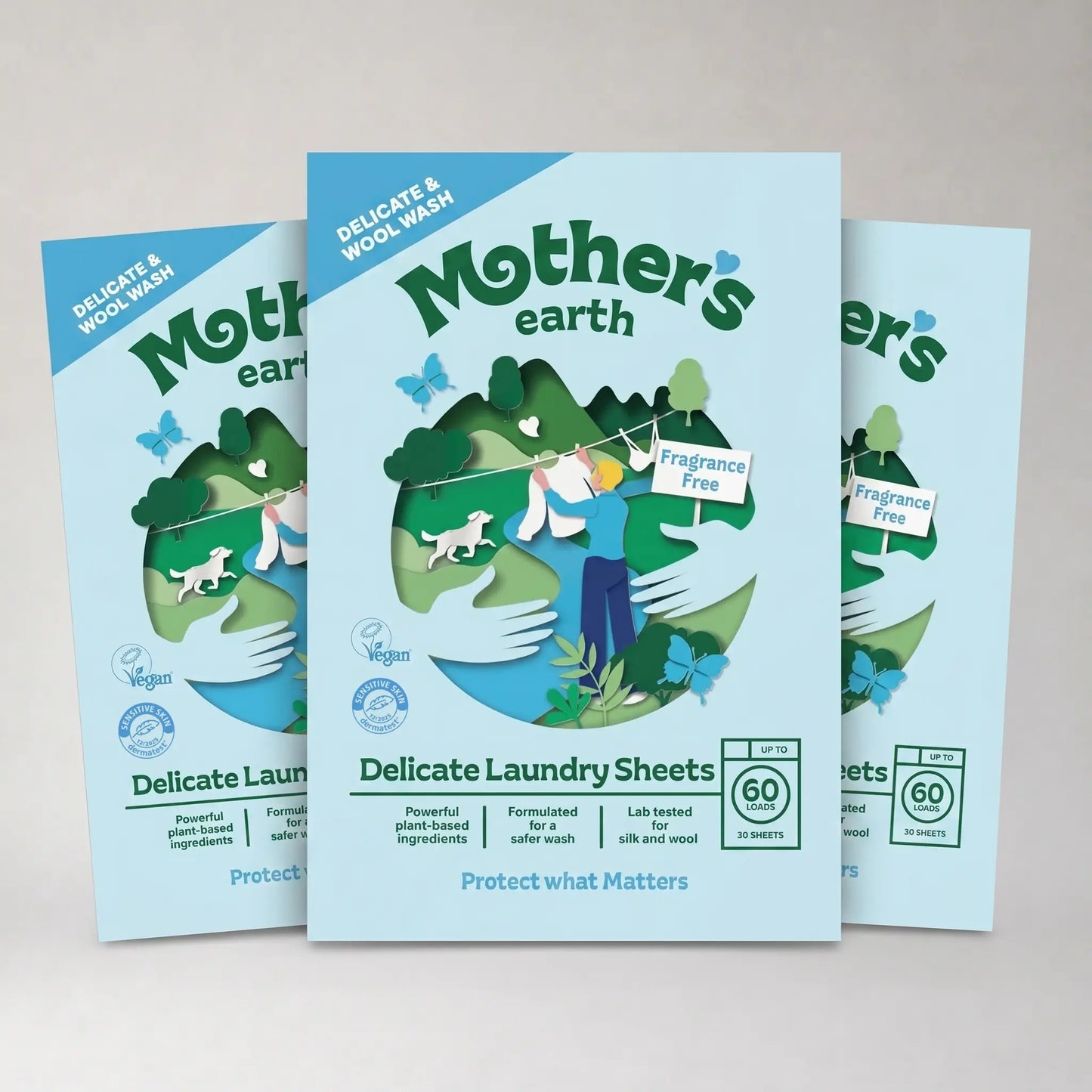 Milieuvriendelijke Wasstrips - Voor Delicate & Wol Mother's Earth NL