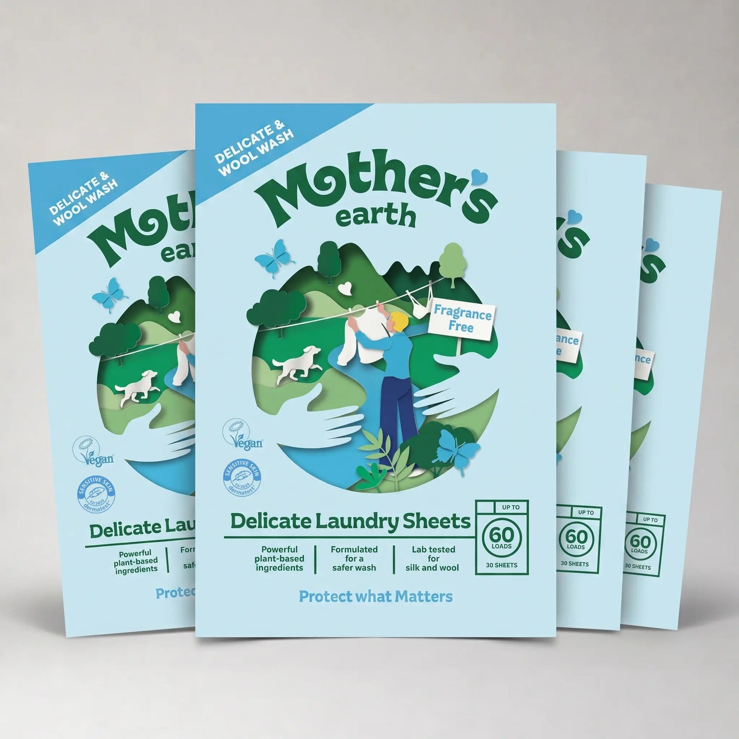 Milieuvriendelijke Wasstrips - Voor Delicate & Wol Mother's Earth NL