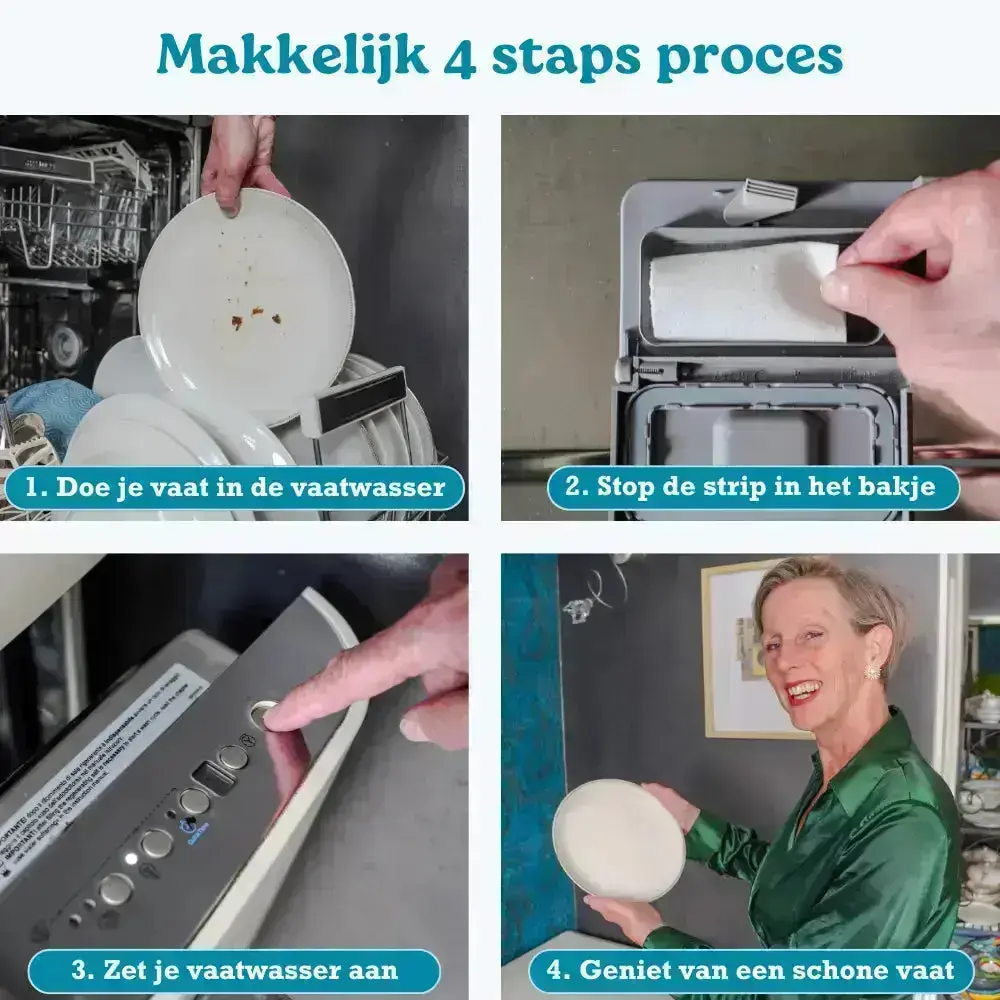 Milieuvriendelijke Vaatwasstrips | 60 Wasjes Mother's Earth NL