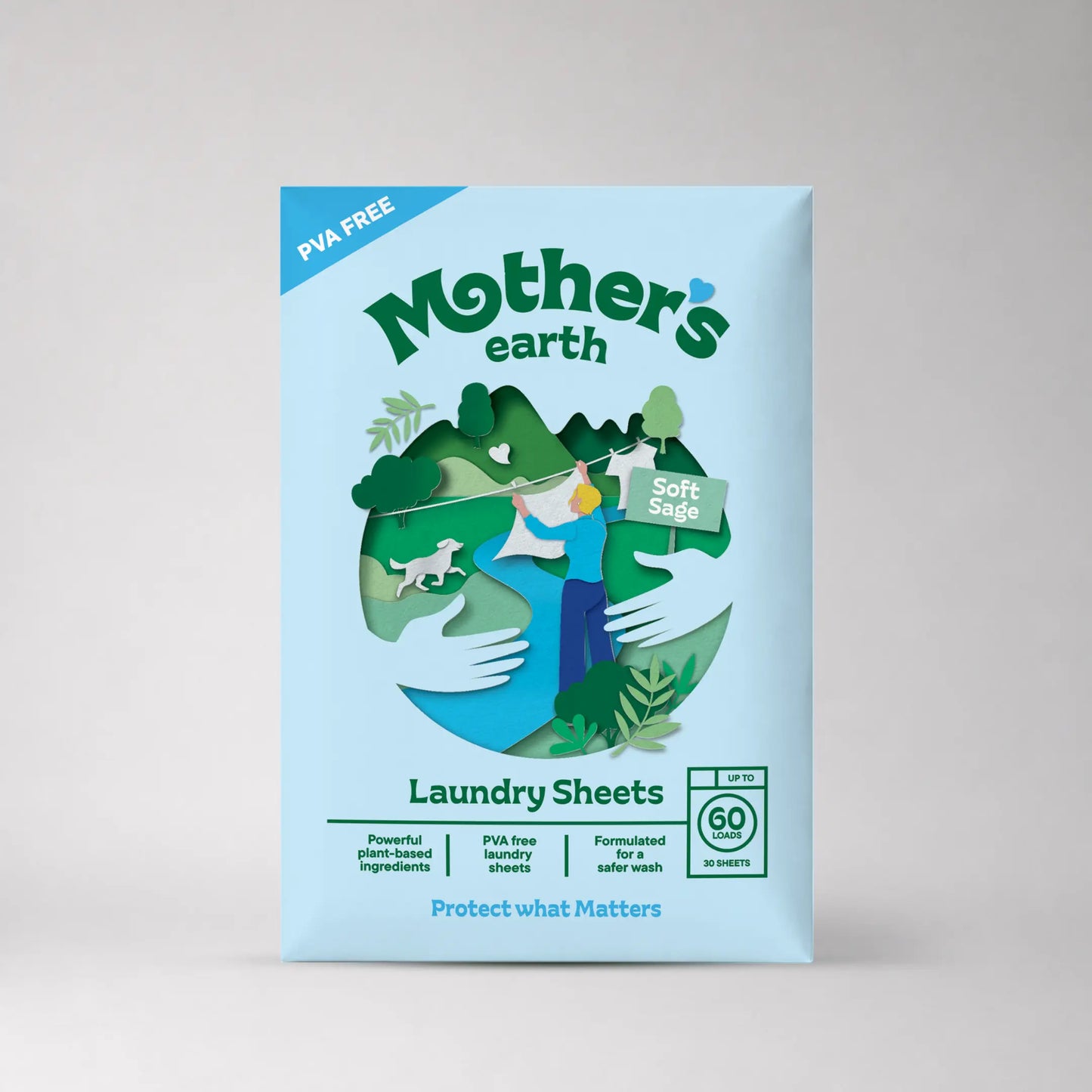 Europa's Eerste PVA Vrije Wasstrip Mother's Earth