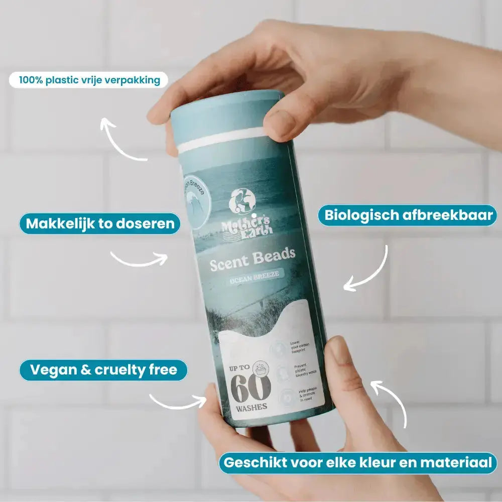 Milieuvriendelijke Wasstrips + Geurparels ADS Mother's Earth