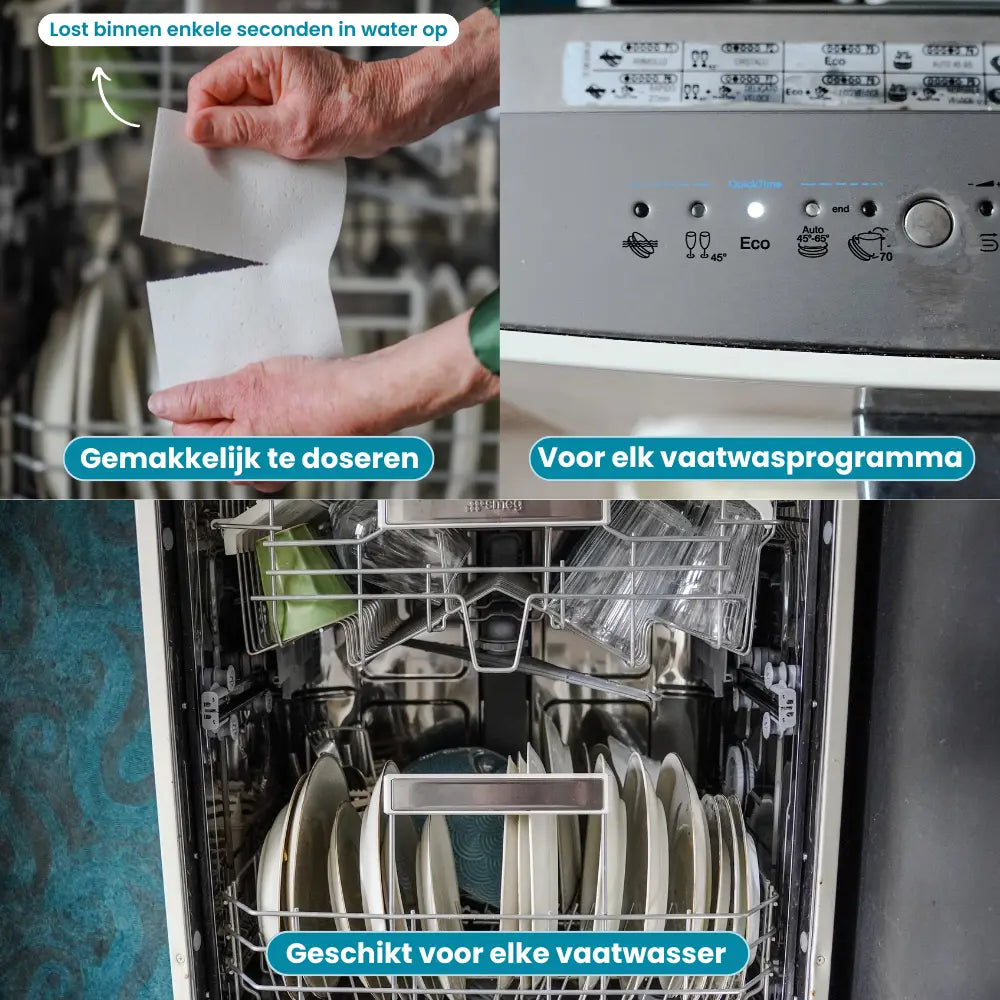 Milieuvriendelijke Vaatwasstrips | 120 Wasjes Mother's Earth