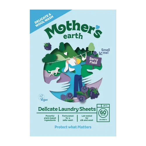 Laundry Detergent Sheet - Silk & Wool (Gift 2) Mother's Earth NL